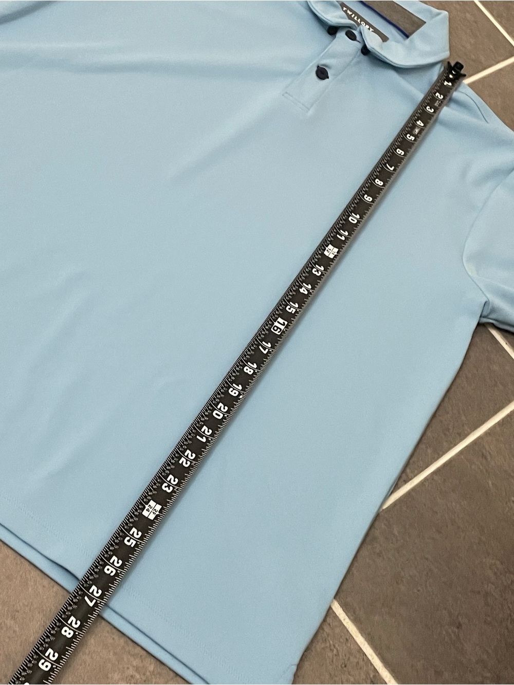 Twillory Athleisure Long Sleeve Polo size Large - Picture 6 of 8
